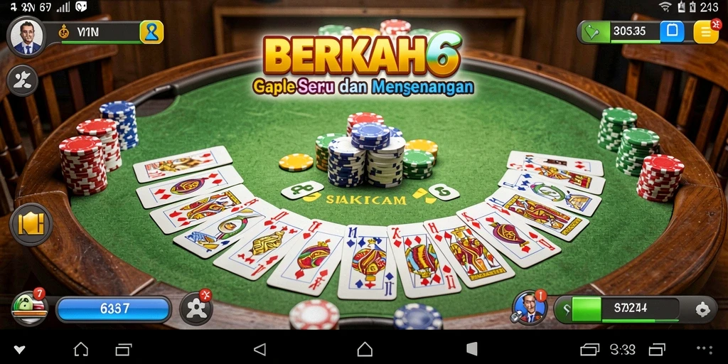 Tampilan gameplay seru dan grafis menarik di BERKAH6.