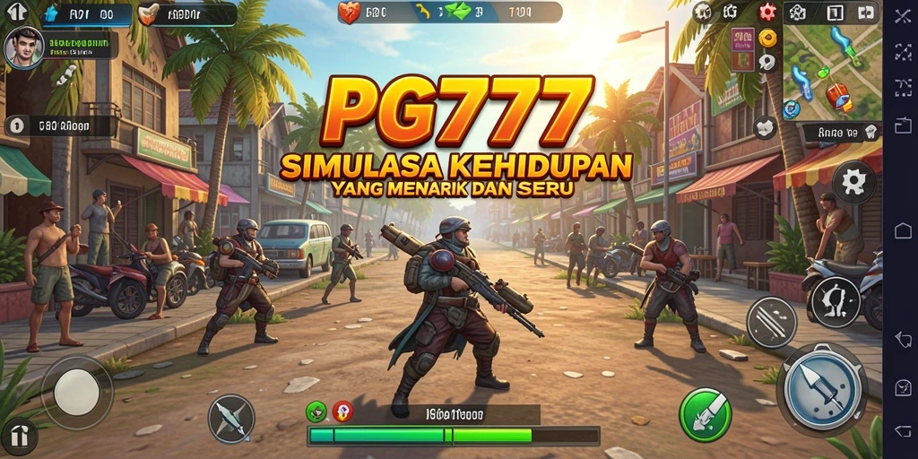 Tangkapan layar PG777 menunjukkan gameplay Simulation yang mengasyikkan dan interaktif.