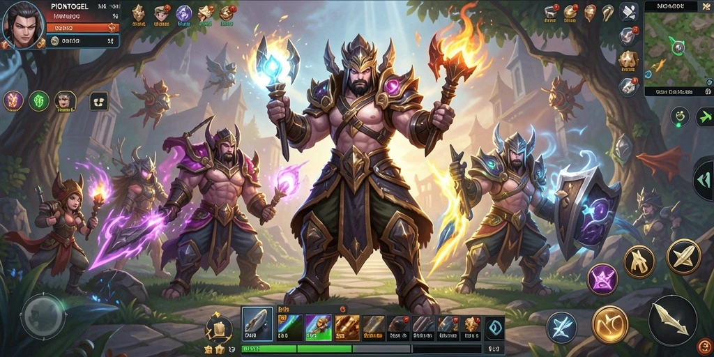 Tampilan gameplay <strong>PIONTOGEL</strong> yang menakjubkan dan penuh aksi.
