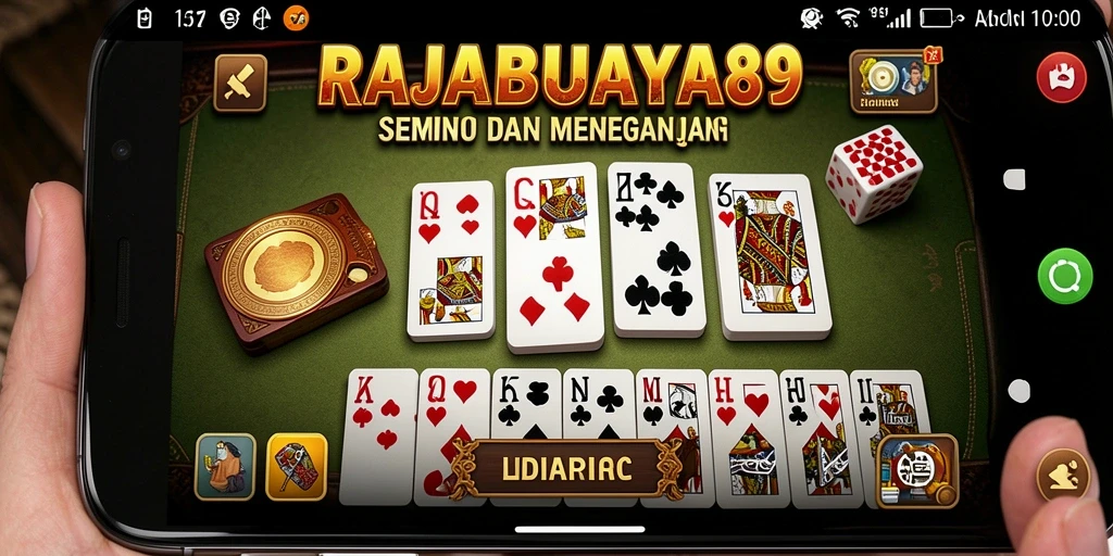 Tampilan gameplay seru di RAJABUAYA89 dengan teman-teman.