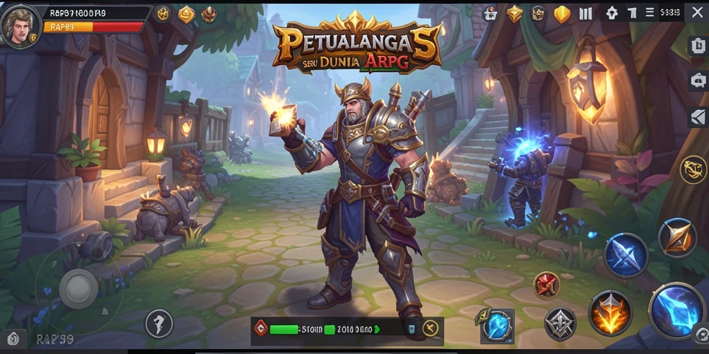 Tampilan gameplay seru dalam RAP89 dengan pertarungan mendebarkan.