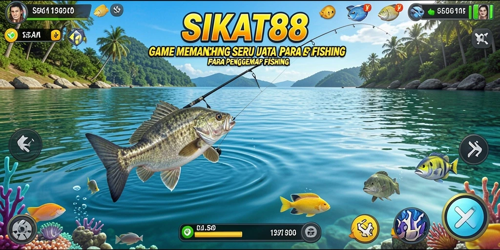 Tangkapan ikan yang beragam dalam gameplay SIKAT88.