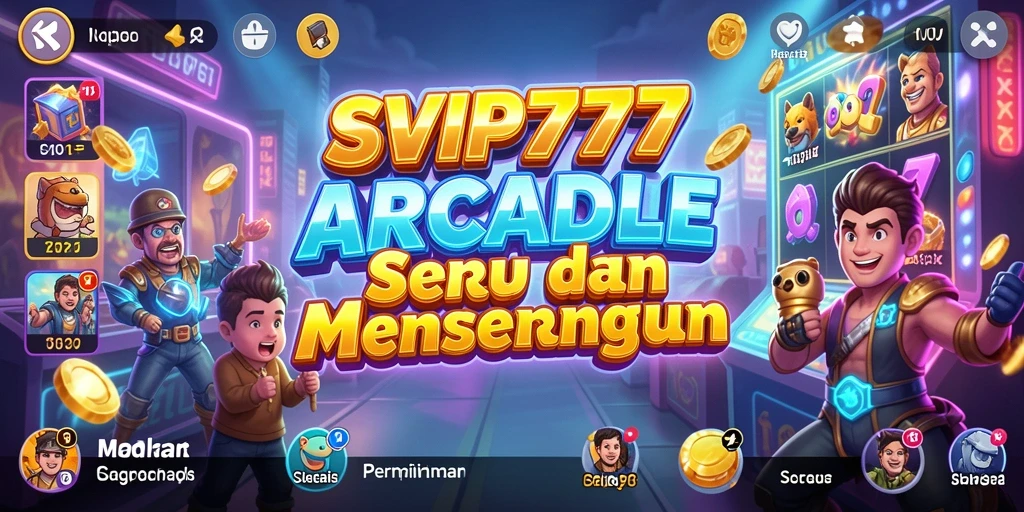 Gameplay SVIP777 yang seru dan menegangkan di dalam arcade.