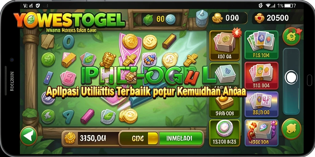 Tampilan antarmuka YOWESTOGEL yang sederhana dan fungsional.